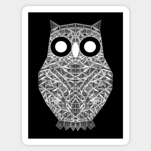 Geometric Owl 2 Sticker